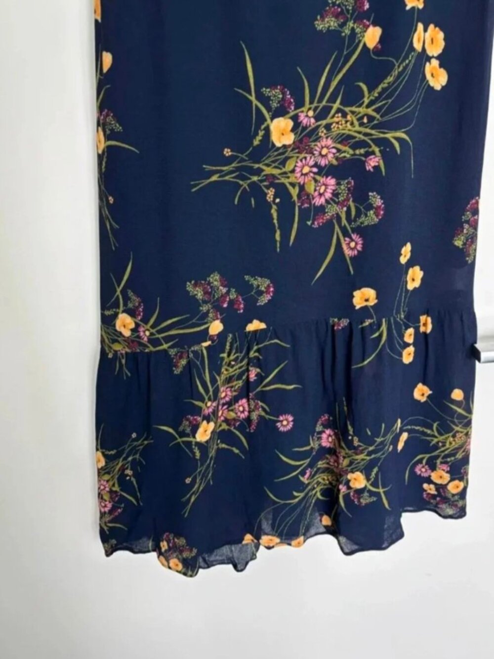 Navy Floral Reformation Nikita Dress - Picture 6 of 6